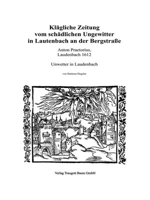 cover image of Klägliche Zeitung vom schädlichen Ungewitter in Lautenbach an der Bergstraße